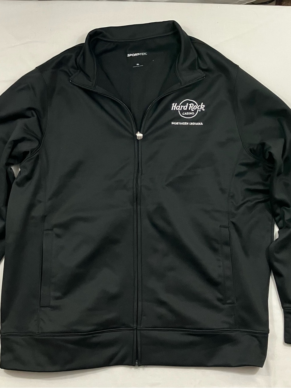 Sport-Tek Black Hard Rock Casino Northern Indiana Zip Jacket men’s xl